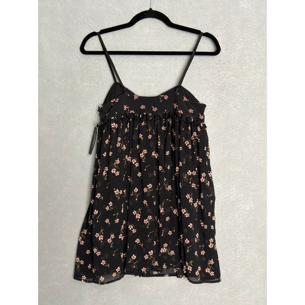 AFRM Britta Mini Dress Chiffon in Delicate Ditzy Women's Large NEW - Picture 6 of 11